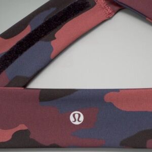 Lululemon Fly Away Tamer Headband Heritage 365 Camo Smoky Red Luxtreme OS NWT